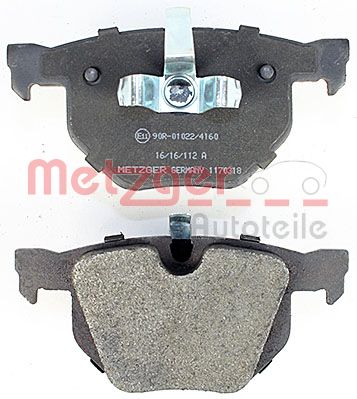 METZGER 1170318 Bremsbelagsatz, Scheibenbremse